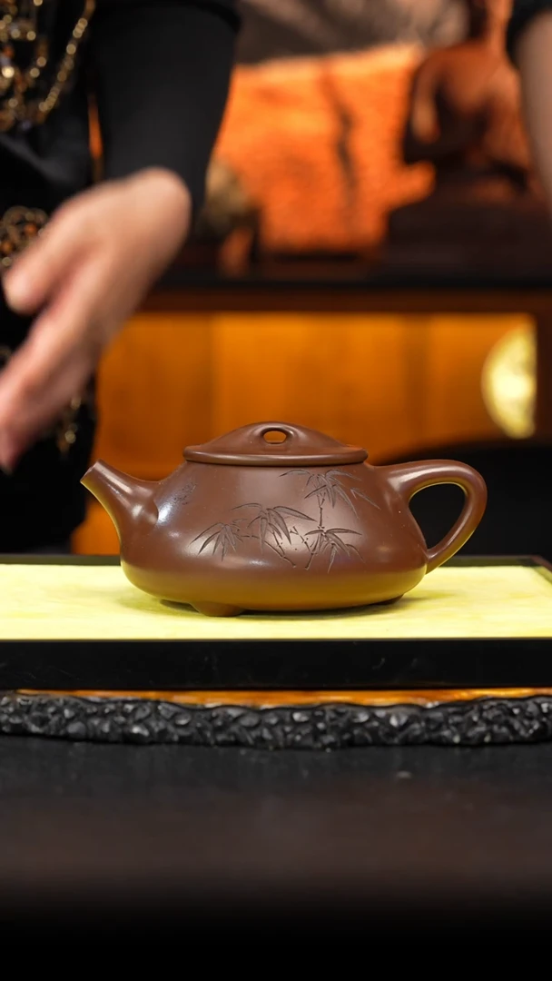 茶壶紫砂35 相明石瓢,GSZ,顾氏家传紫泥