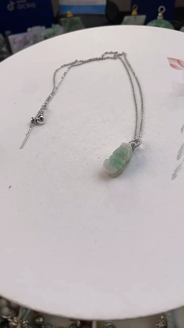 未镶嵌手链翡翠手工定制默认微瑕主播介绍为准