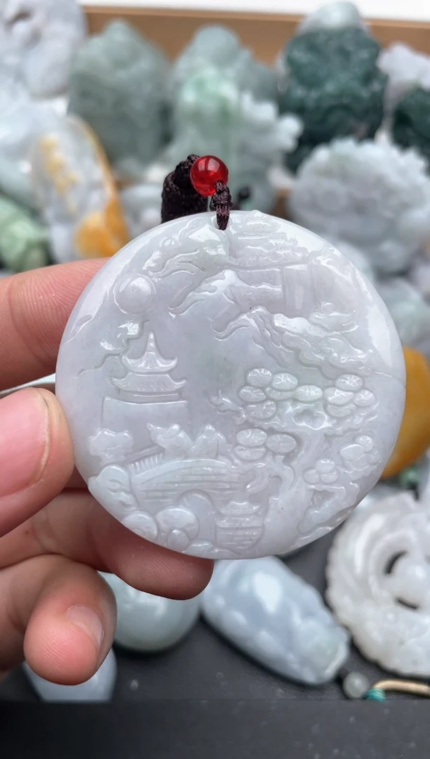 吊坠(不含链)未镶嵌翡翠1