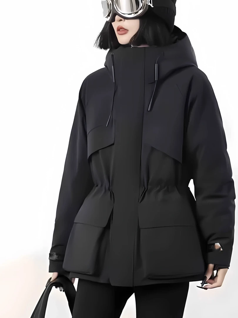 0312杨幂同款修身型常规款冬季厚款派克服运动韩版外套