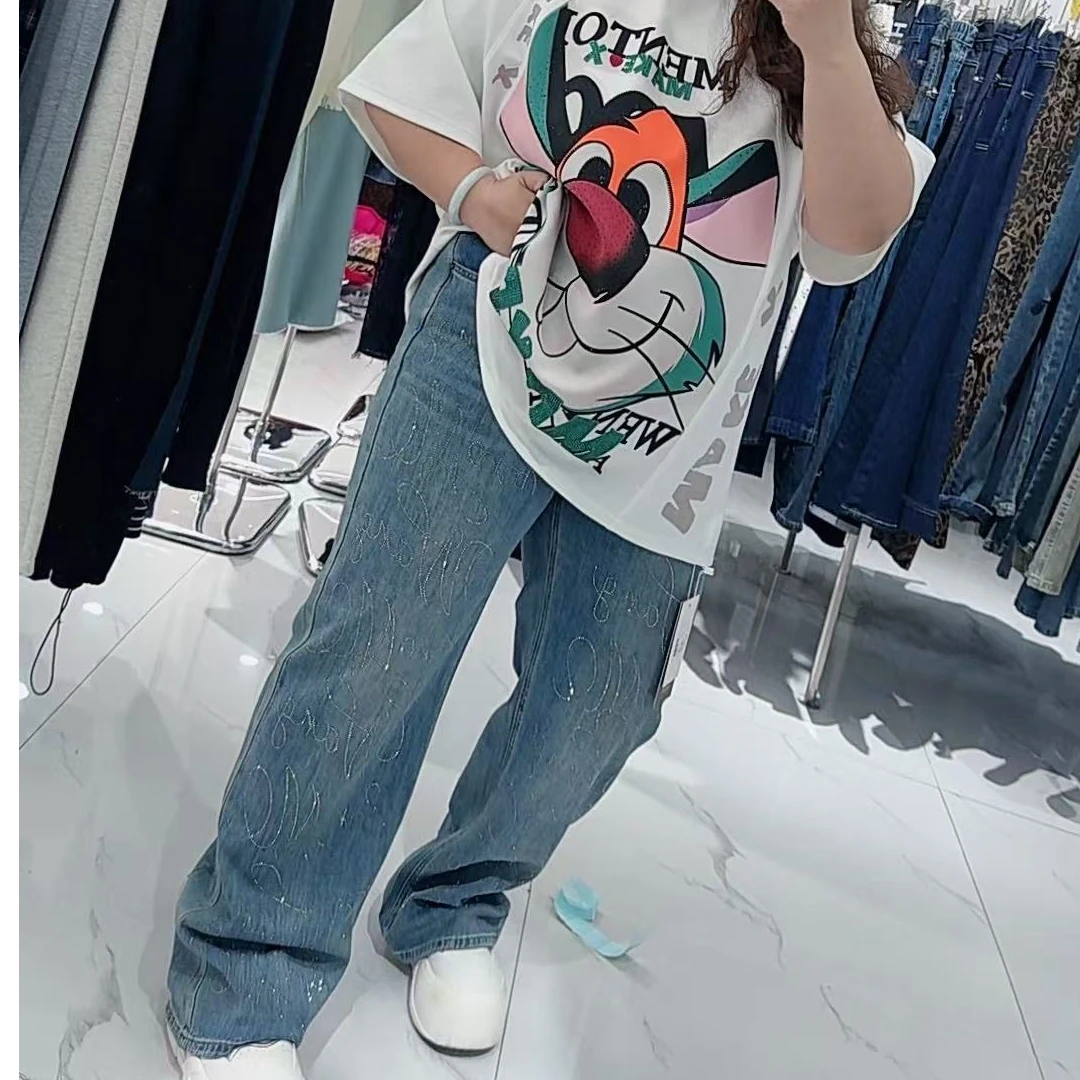 【欢姐推荐】670新款时尚气质百搭休闲牛仔裤