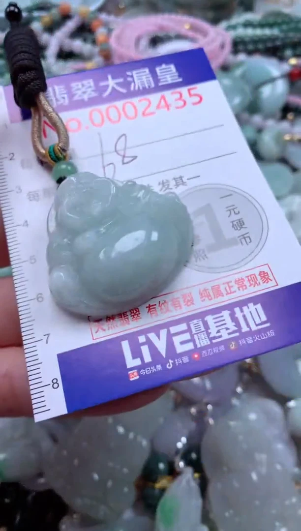 翡翠未镶嵌吊坠(不含链)435