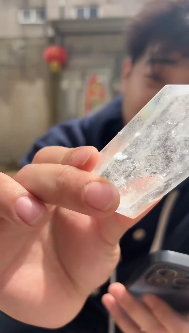 摆件未镶嵌水晶白水晶柱子 707