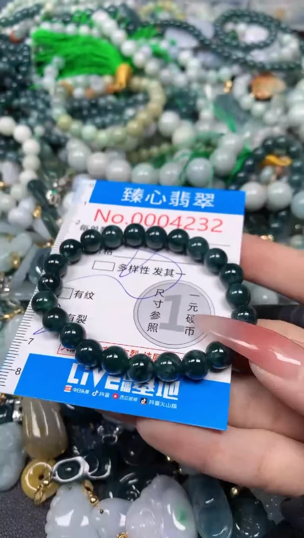 【闪购商品】翡翠颈饰未镶嵌含绳0004232