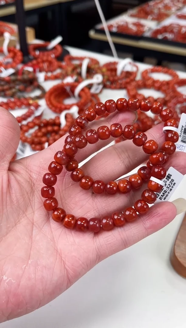 【闪购商品】南红玛瑙瓦西老型手串8+未镶嵌（多样式发其一）