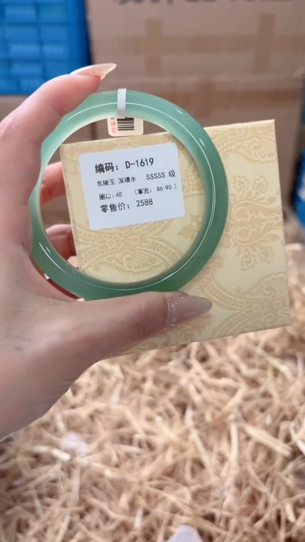 未镶嵌手镯石英质玉D-1619