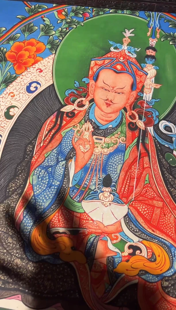 卷轴画卷轴画帅帅的唐卡