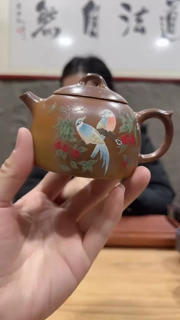 【闪购商品】紫砂茶壶念一茶器  柴烧 秦权