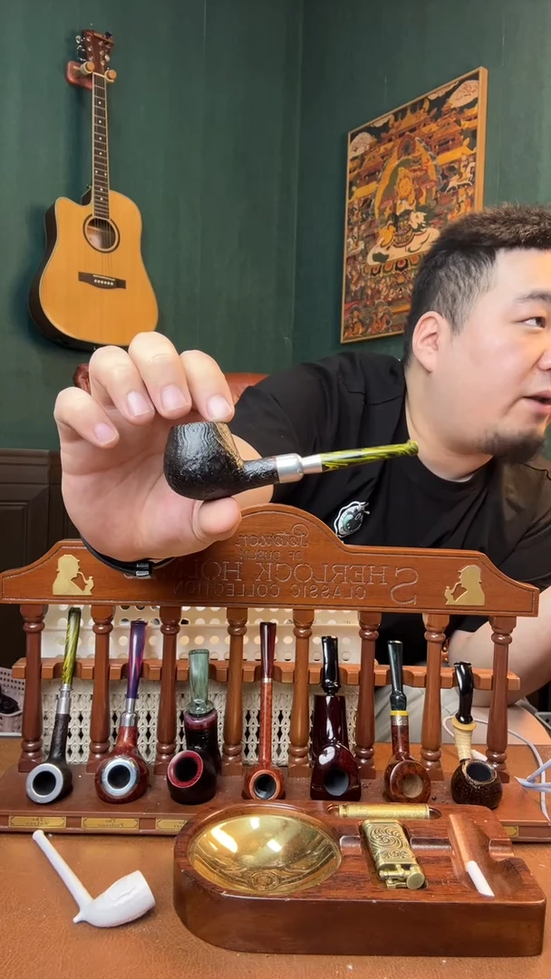 石楠木木雕款意大利进口石楠木烟斗