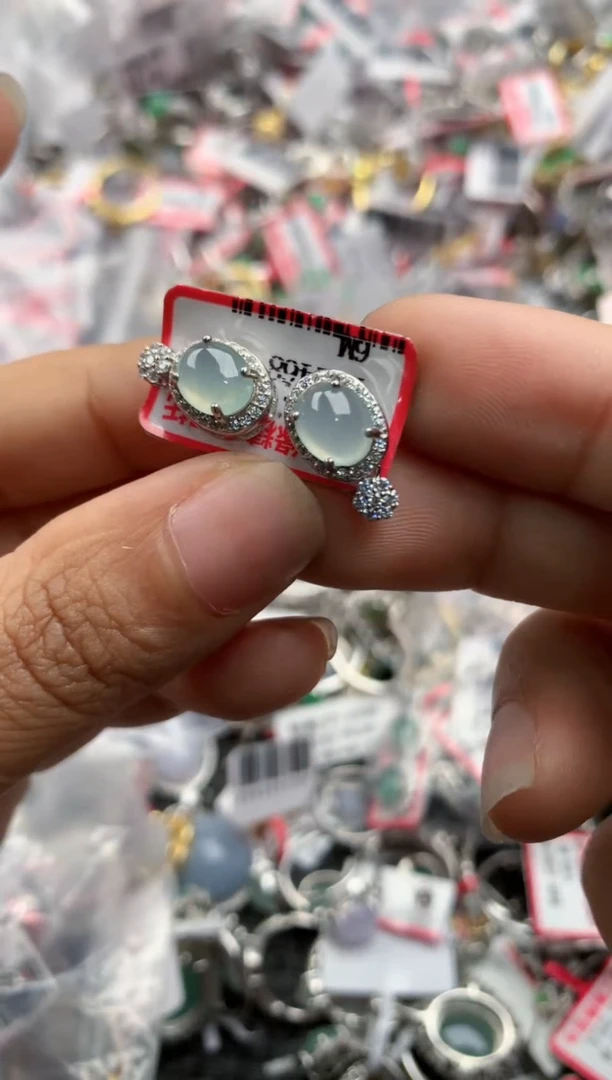 银S925镶嵌戒指翡翠9999              6