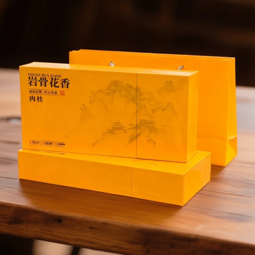 【品鉴】福建岩茶肉桂送礼盒礼袋（发2套）
