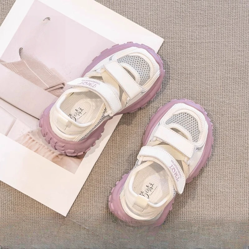 女童凉鞋夏季2025新款儿童运动鞋女宝鞋子透气小女孩网鞋夏款网面