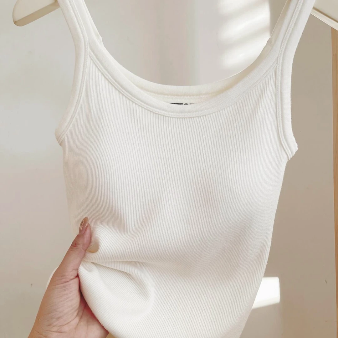 毛巾纯白背心（收副乳）