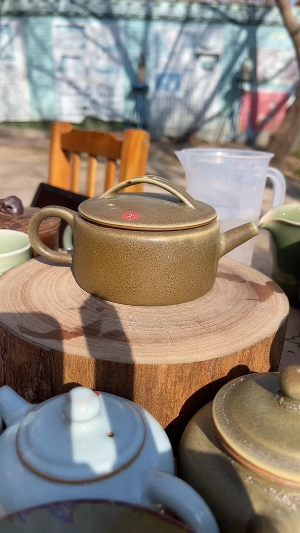 摆件陶原生态原矿防柴汉瓦壶微瑕