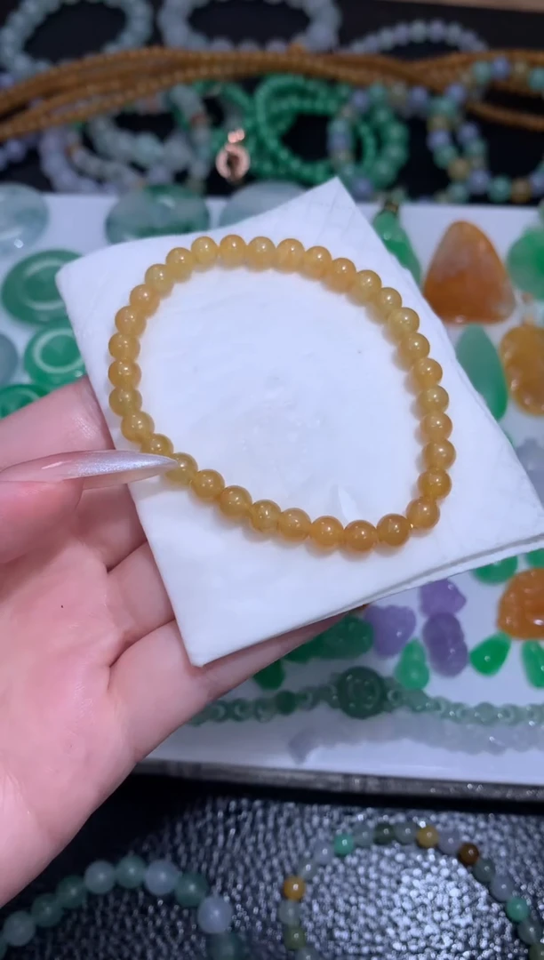 未镶嵌定制翡翠悠****溜手串