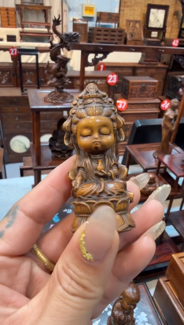 木黄杨 宝宝佛摆件