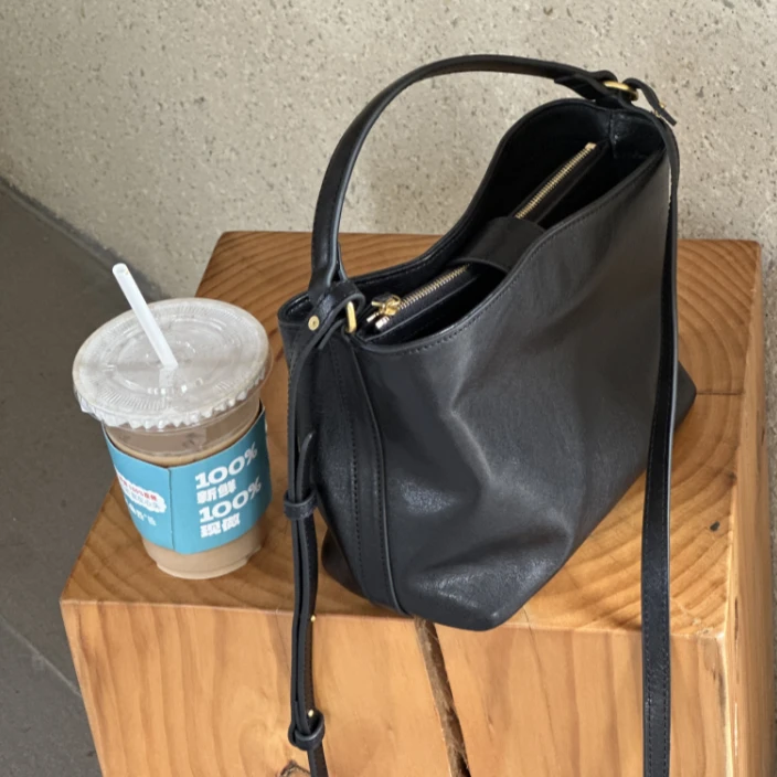 【三森印记】春夏新款 -手提方包 （头层牛皮系列） M46