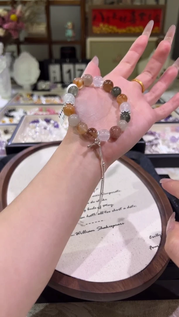 合金手链水晶天然水晶 多样性发其一
