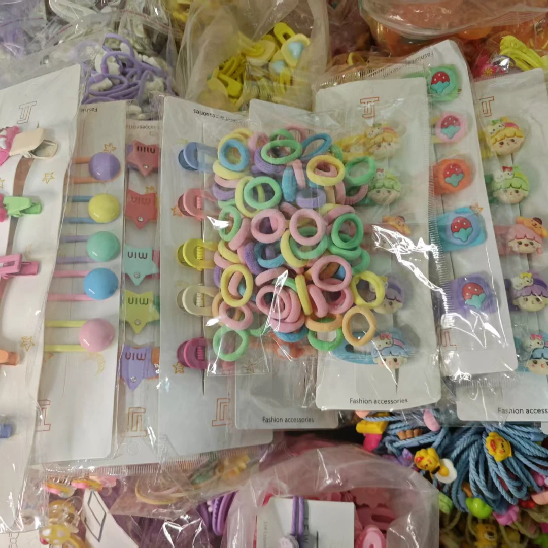 （120个）宝宝发圈可爱女孩发夹发饰卡通刘海夹