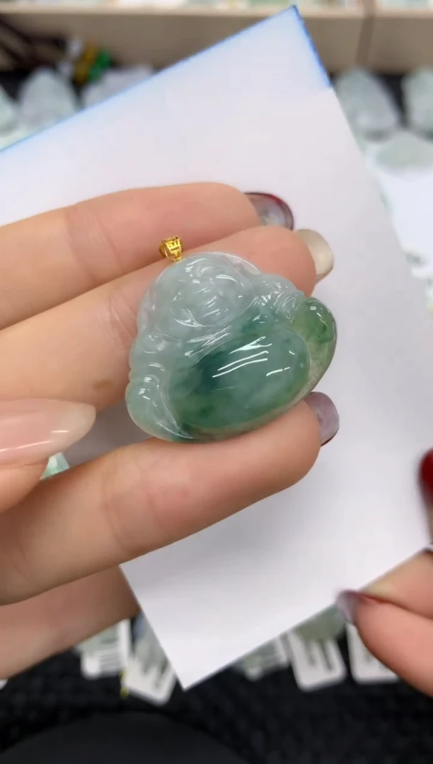 【闪购商品】翡翠颈饰18K金镶嵌11111111111