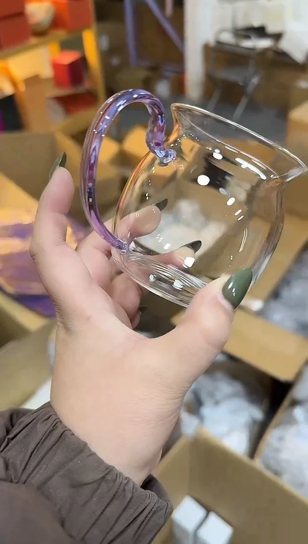 紫色小美满公道杯