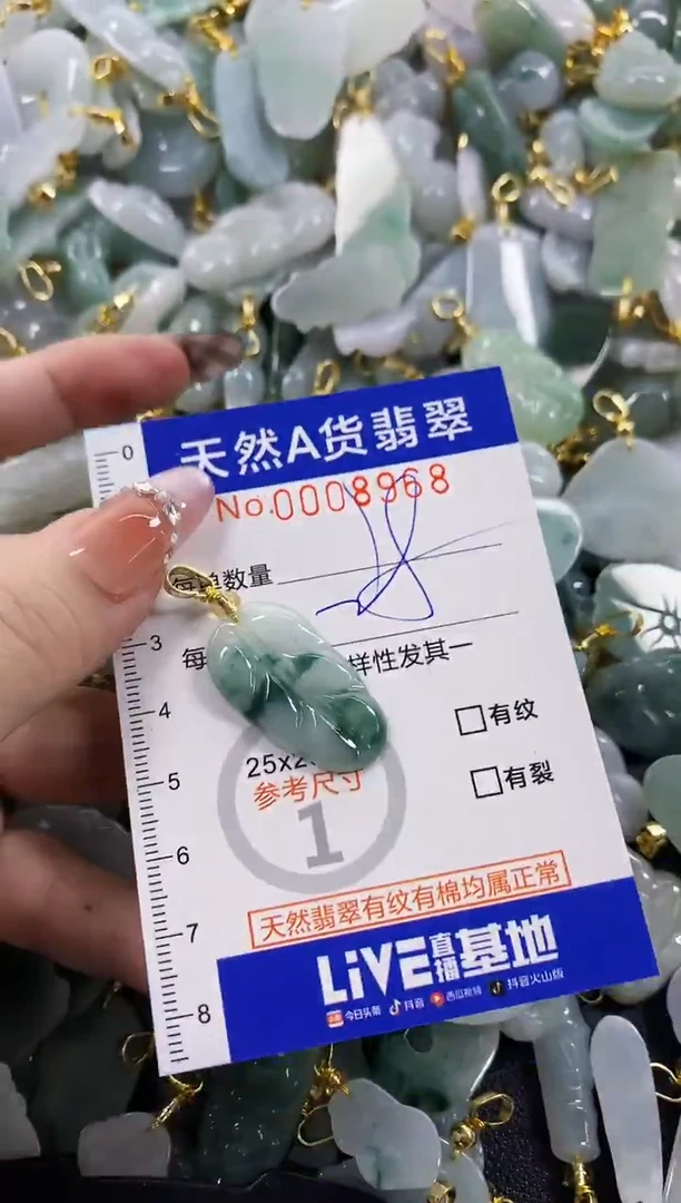 颈饰未镶嵌翡翠天然A货翡翠
