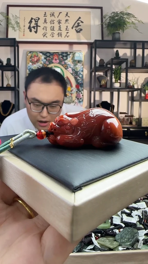 颈饰未镶嵌南红玛瑙南红貔貅