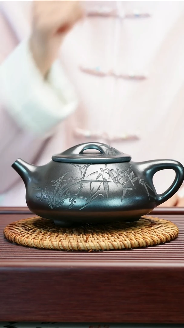 茶壶紫砂原矿石黄 景舟满瓢  400cc
