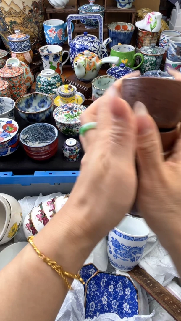 瓷片486号六六工艺品瓷器