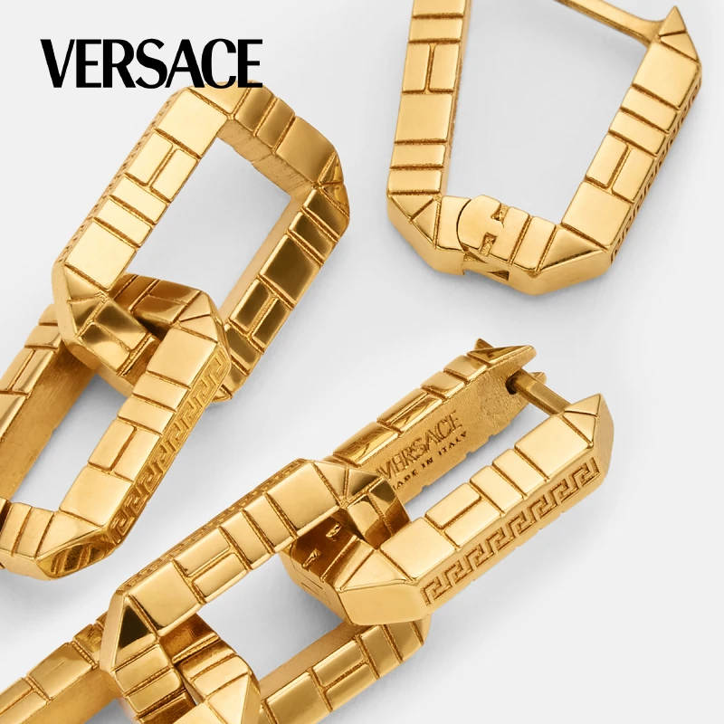 【季末优惠】VERSACE/范思哲 Greca Quilting耳坠时尚百搭耳饰