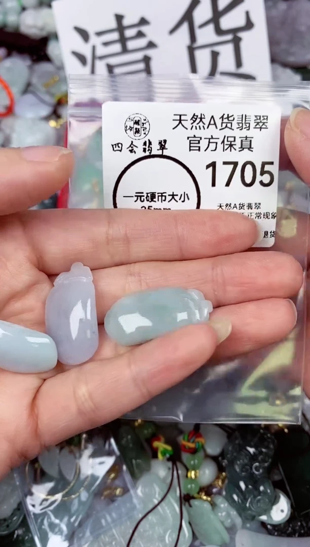 【闪购商品】翡翠颈饰未镶嵌天然A货翡翠1705