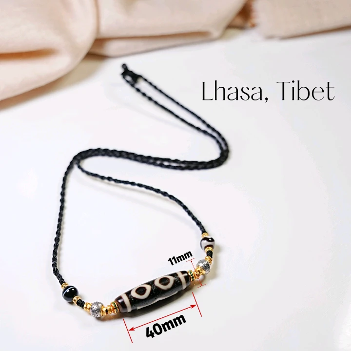 岚宫措 | 三眼天珠项链（多样性发货）L369