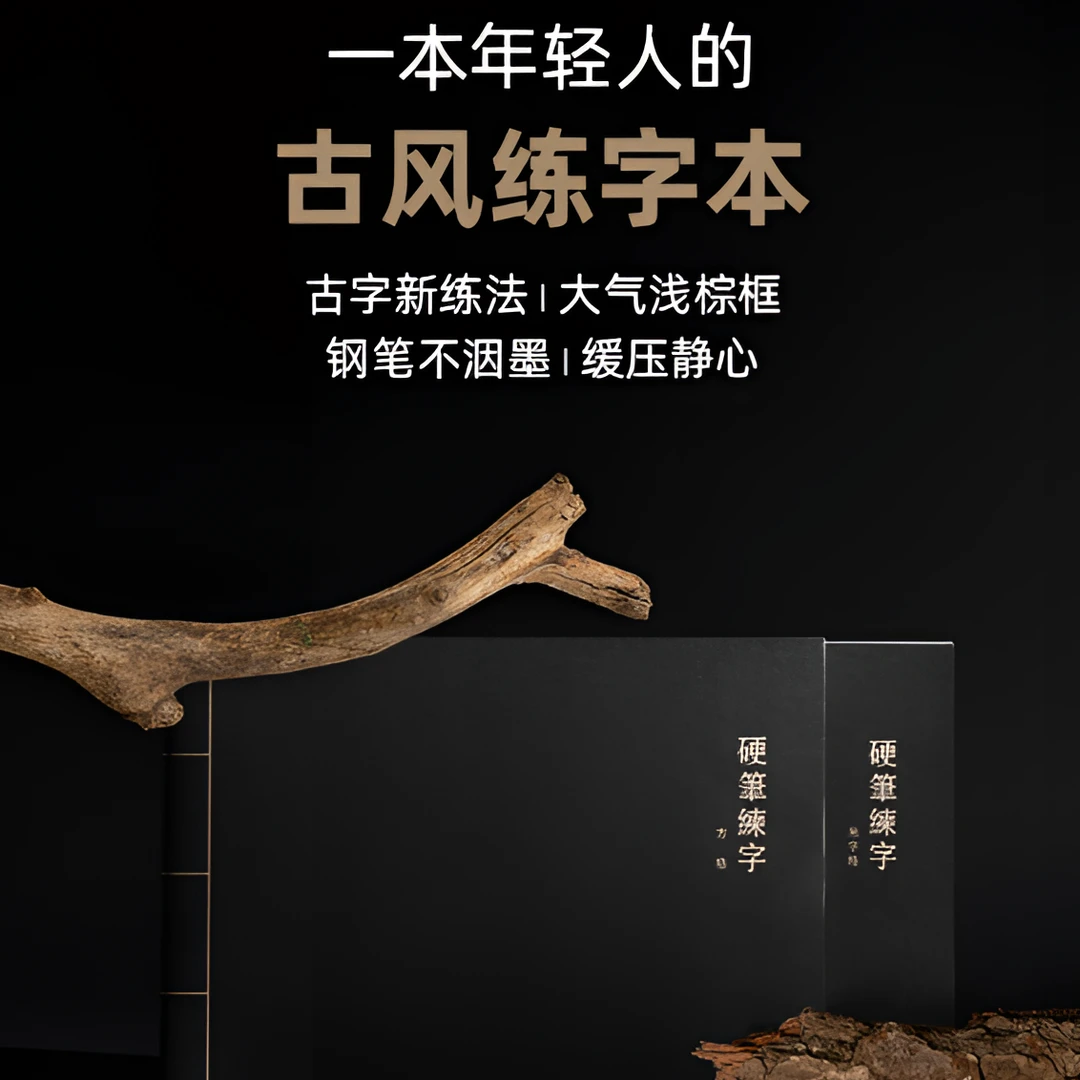 sotitime/苏铁时光硬笔练字本硬笔书法田格古文抄录内页活页3本装