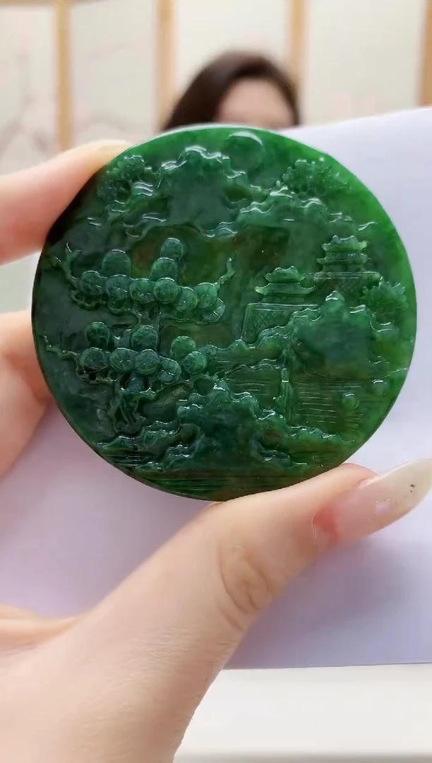 未镶嵌定制翡翠4829jw-毛货挂件193