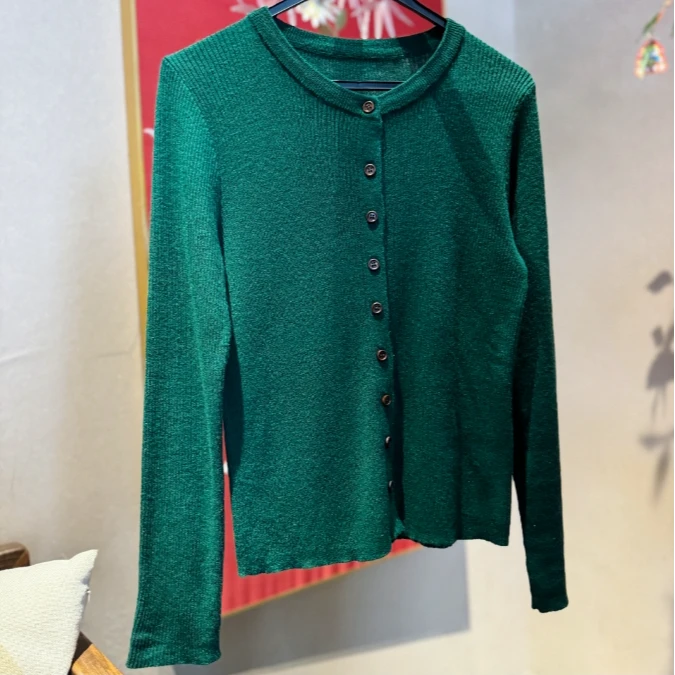 惜春 芳华设计新中式复古针织衫国风时尚百搭款气质开衫