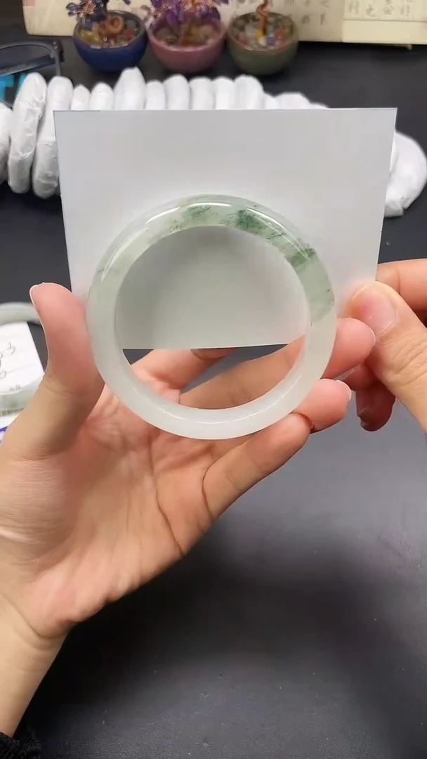 未镶嵌手镯石英质玉A2-57`58