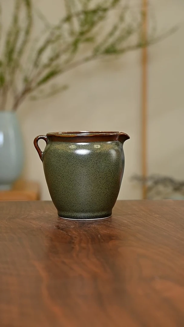 大公道 矿石釉 微瑕 朱家汝窑款