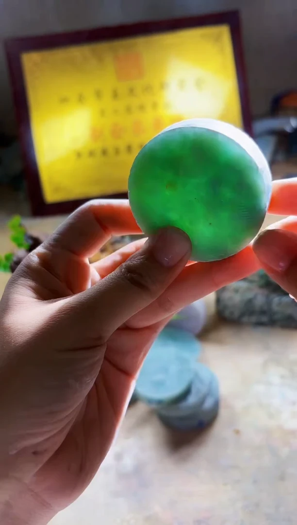 翡翠挂件未镶嵌A货曹璀625