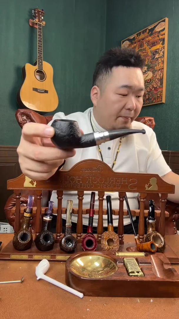 石楠木木雕款意大利进口石楠木烟斗