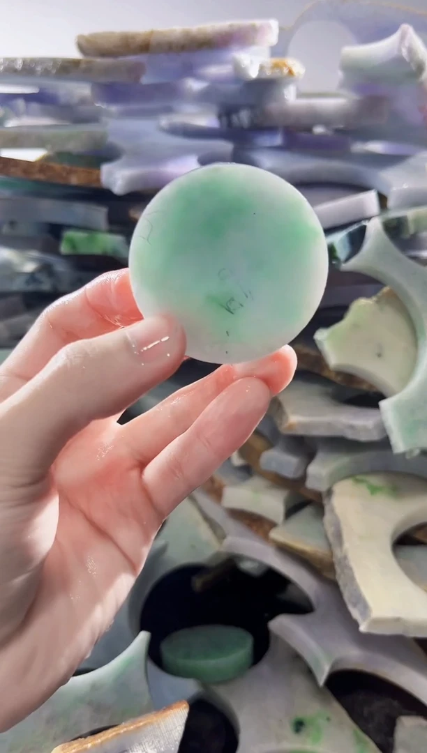 裸石翡翠缅甸翡翠A货文5540