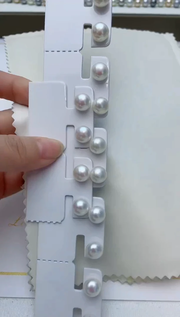 【闪购商品】淡水珍珠耳饰银S925镶嵌A7商品多样性发其一