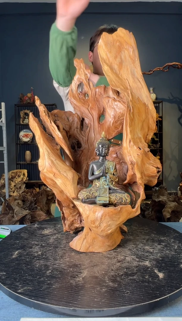 【闪购商品】木卢师傅根艺作品(不包含人物摆件）