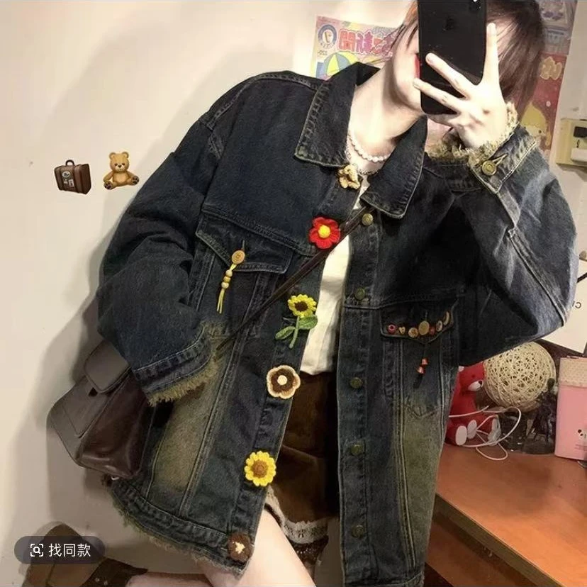 大码胖MM早春时尚小众百搭简约韩版外套