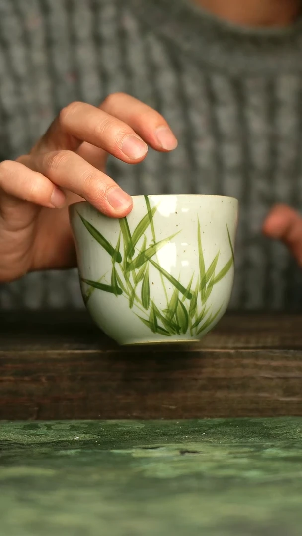青诗集手工手绘瓷器