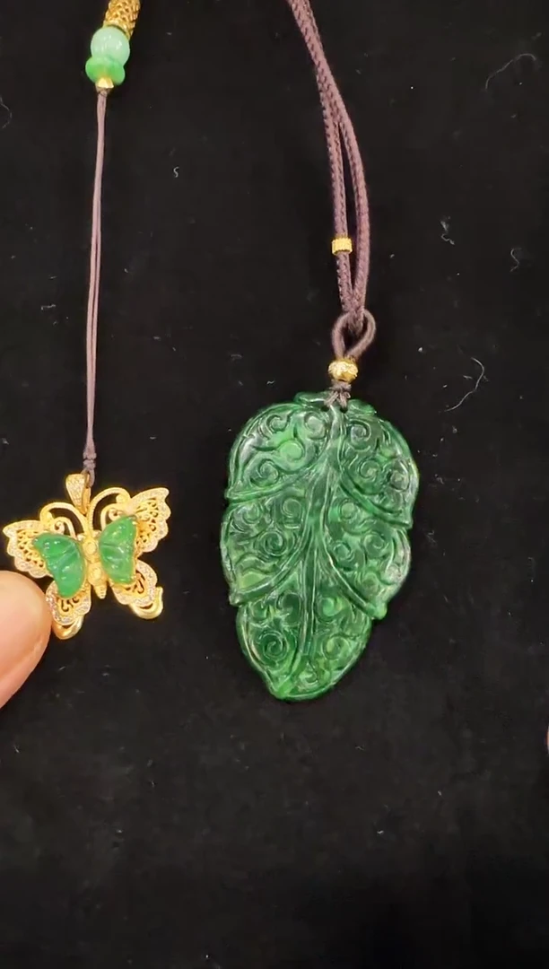 颈饰未镶嵌翡翠国风