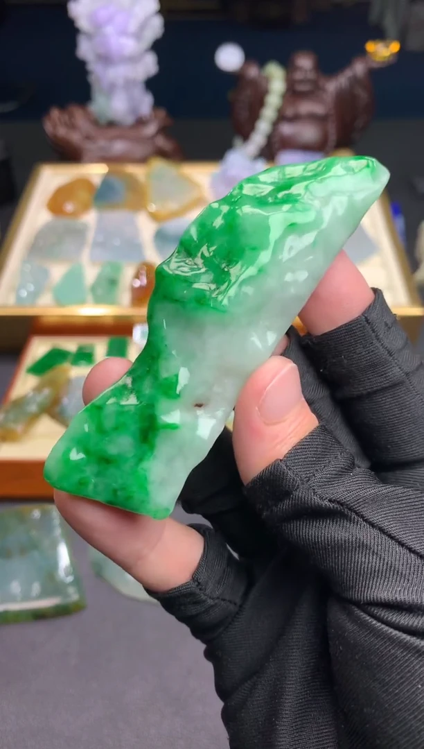 未镶嵌定制翡翠天然翡翠裸石（包工）