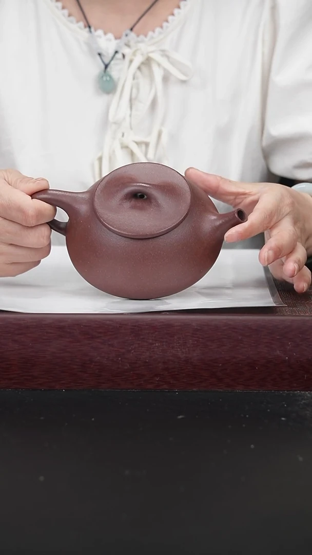 茶壶紫砂zqq底槽青 景舟大满瓢350cc