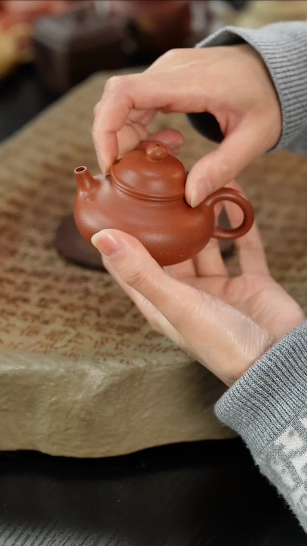 【闪购商品】紫砂茶壶lx降坡容天100cc