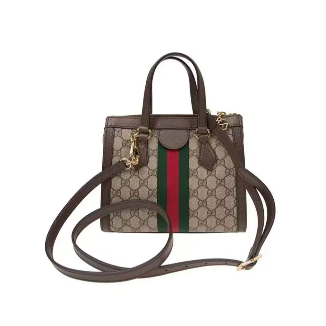 95新 GUCCI/古驰 ophidia托特包中号【白菜】BG23001314