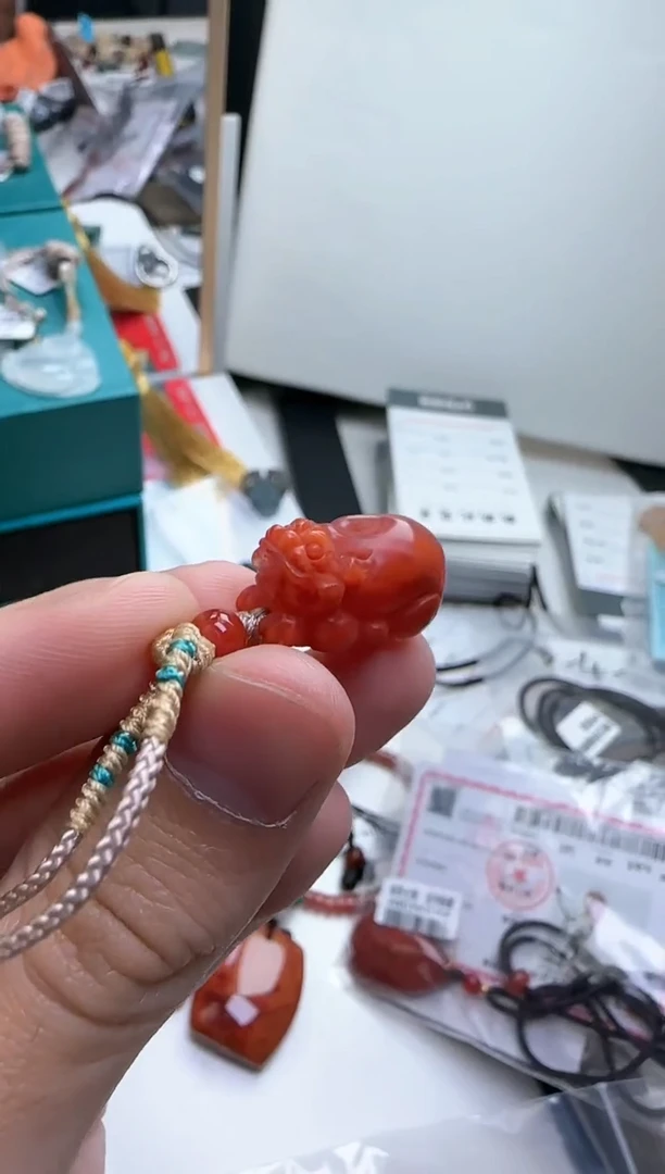 【闪购商品】南红玛瑙吊坠(不含链)未镶嵌貔貅吊坠4
